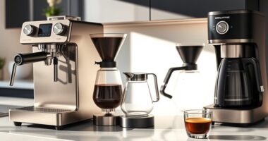 luxury home coffee brewing