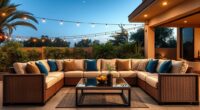 luxury patio outdoor sofas
