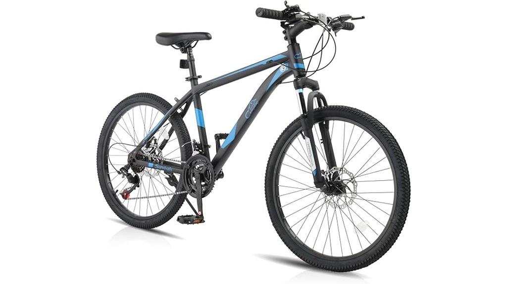 mountain bike with multiple sizes