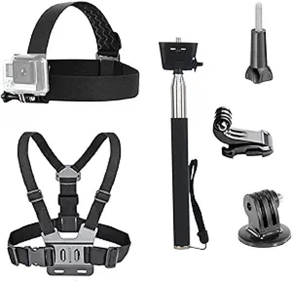 3-in-1 Action Camera Accessories Kit