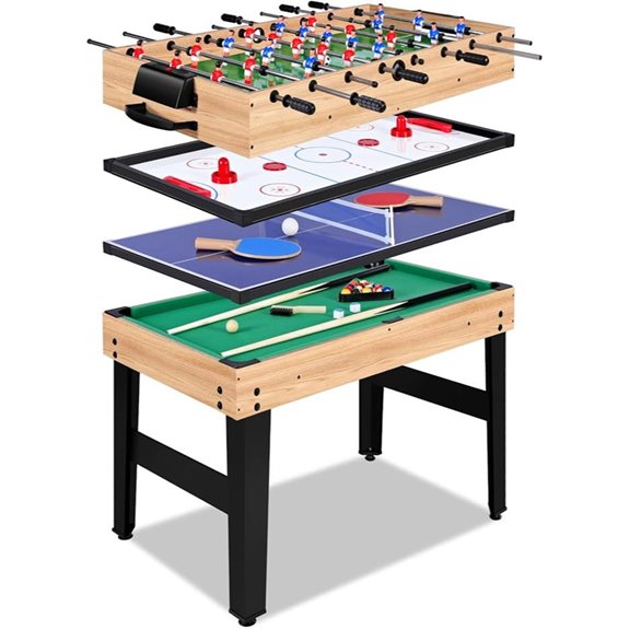 12-in-1 Game Table with Multiple Arcade Games