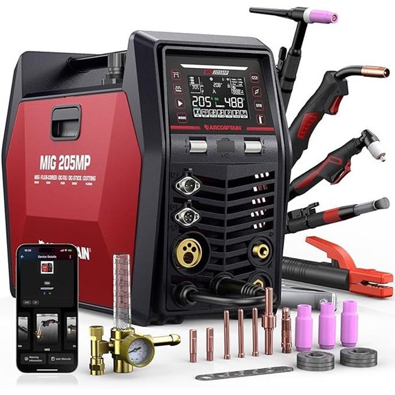 ARCCAPTAIN MIG205MP 9-in-1 Multi-Process Welding Machine