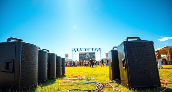 outdoor event pa speakers