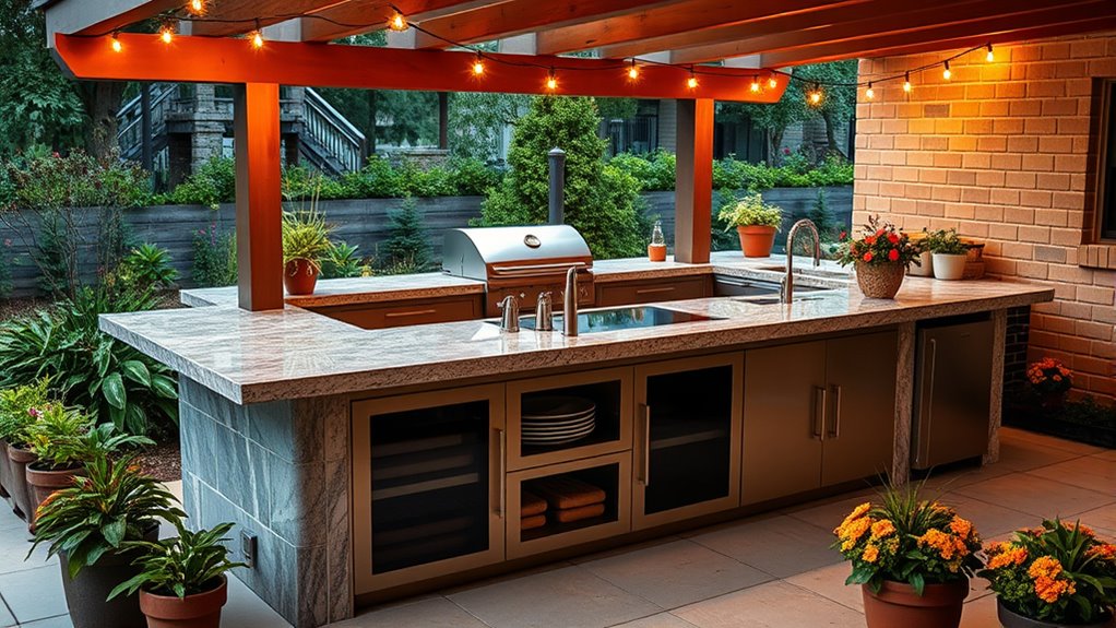 outdoor kitchen durability considerations