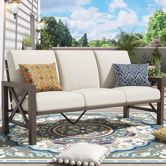 Natural Expressions 3-Seat Outdoor Patio Sofa Set