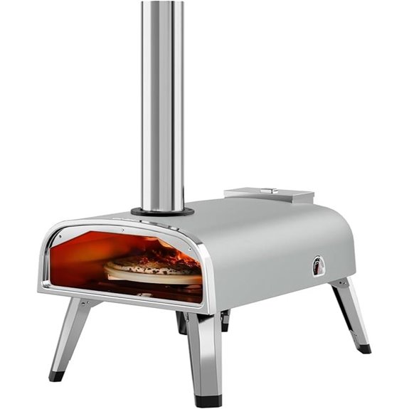 outdoor pellet pizza oven