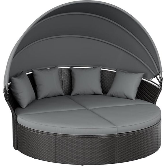 outdoor round daybed