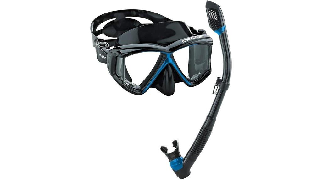 panoramic snorkel mask kit