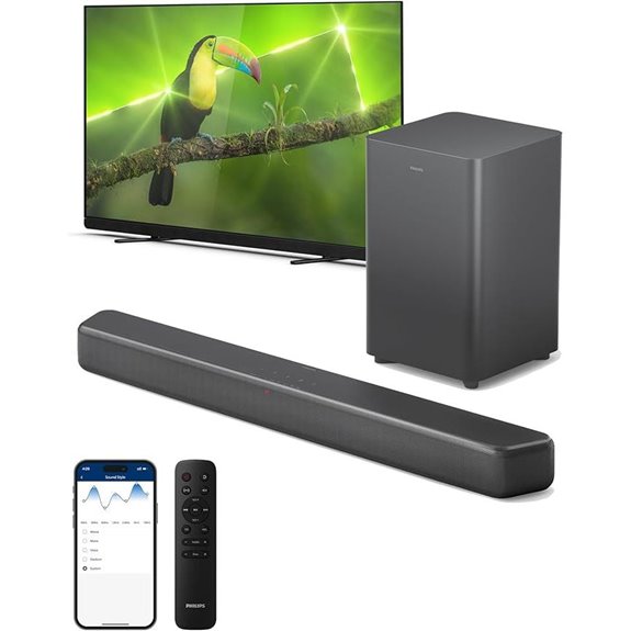 Philips B5309 Soundbar 2.1 with Wireless Subwoofer