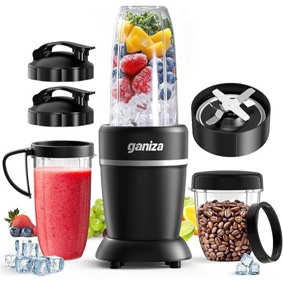 Ganiza 14-Piece Portable Blender for Smoothies and Shakes