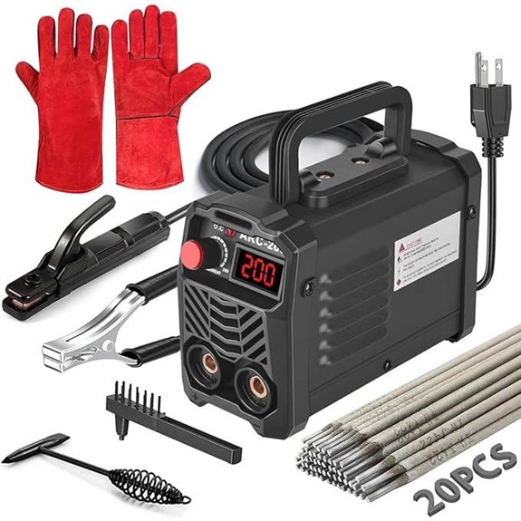 portable 200a arc welder
