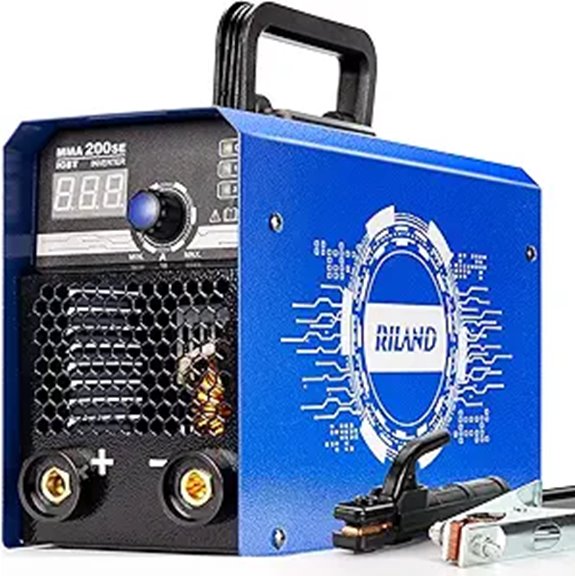 RILAND 200A Portable Arc & TIG Welder with Digital Display