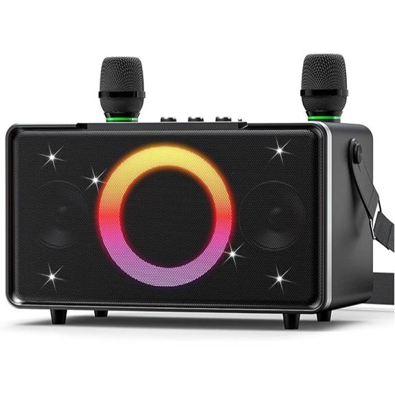 GFEEN 200W Portable Bluetooth Speaker with Light Show