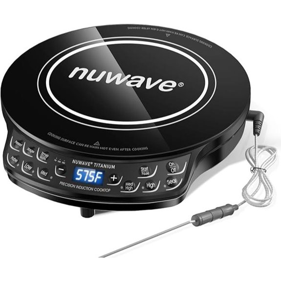 Nuwave Portable Induction Cooktop with Digital Probe