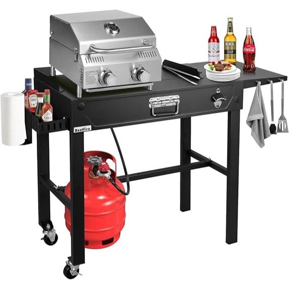 All-in-One Portable Outdoor Grill Station