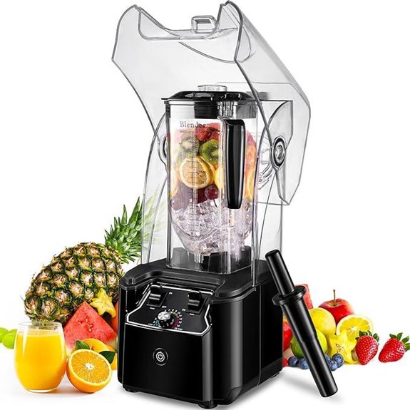 Heavy Duty Commercial Blender with 15 Speeds