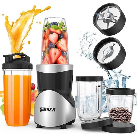 Ganiza 900W Blender & Grinder 15-Piece Set
