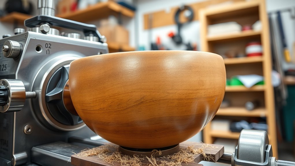 powerful stable bowl lathe