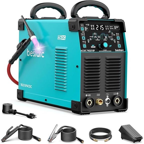 Bestarc 215A TIG Welder AC/DC with Pulse