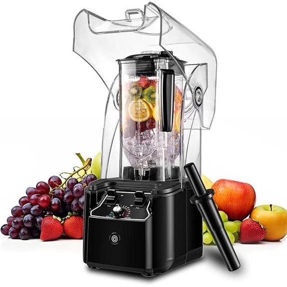 Commercial Blender with Quiet Shield and 15 Speeds