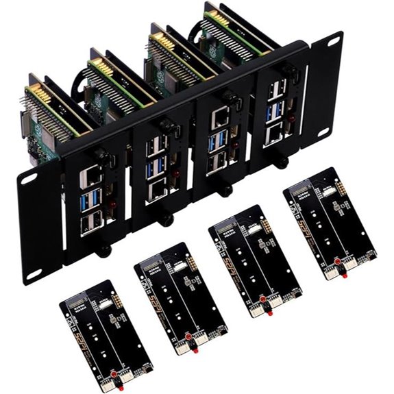 GeeekPi 10-Inch 2U Rack Mount for Raspberry Pi 5