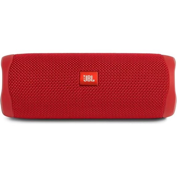 red waterproof bluetooth speaker