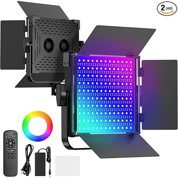rgb led photography kit
