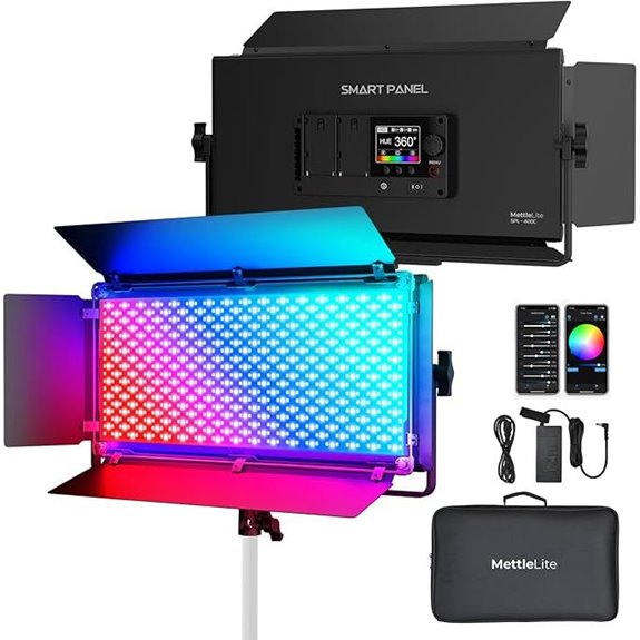 rgb led video light