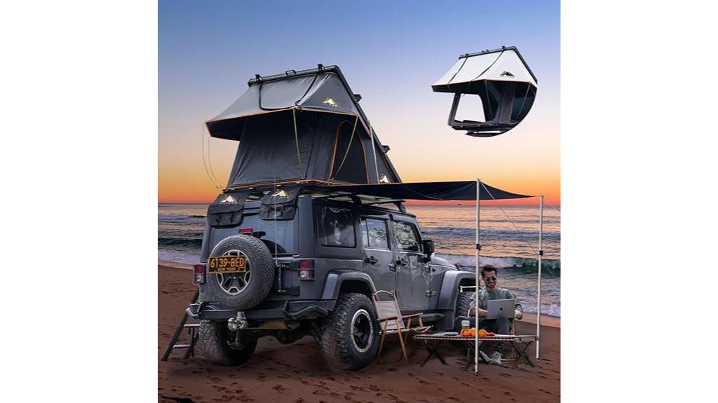 rooftop tent with usb