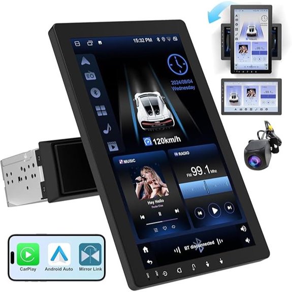 rotatable android car stereo