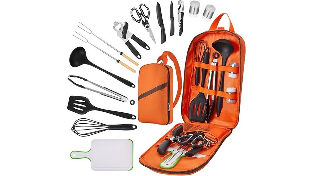 rv and tent cooking set