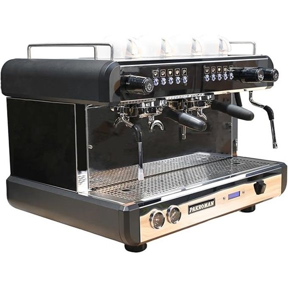 Commercial Semi-Automatic Espresso Machine with Boiler
