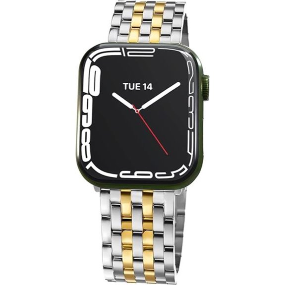 Seven-link Stainless Steel Watch Band for Apple Watch