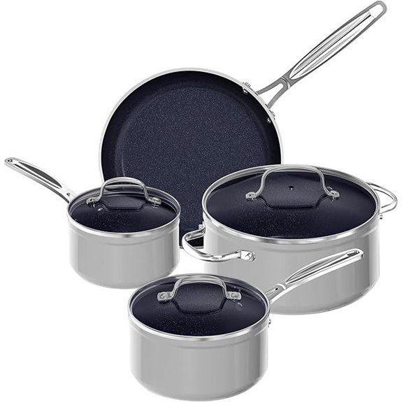 Nuwave 7pc Ceramic Nonstick Cookware Set