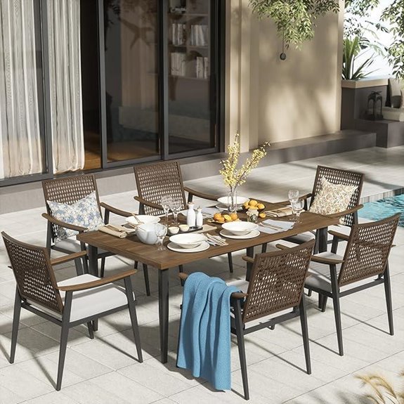 Natural Expressions 7-Piece Patio Dining Set
