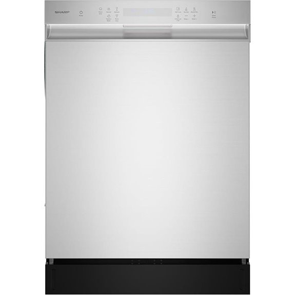 Sharp 24-Inch Stainless Steel Dishwasher with 12 Place Settings