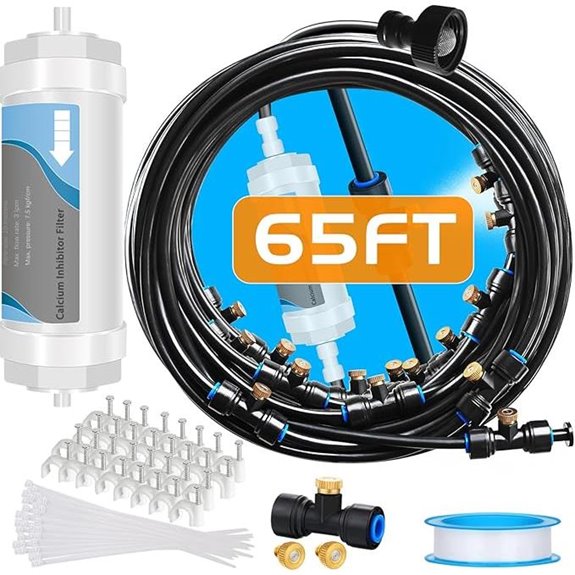 Signice 65 Ft Misting System with Nozzles