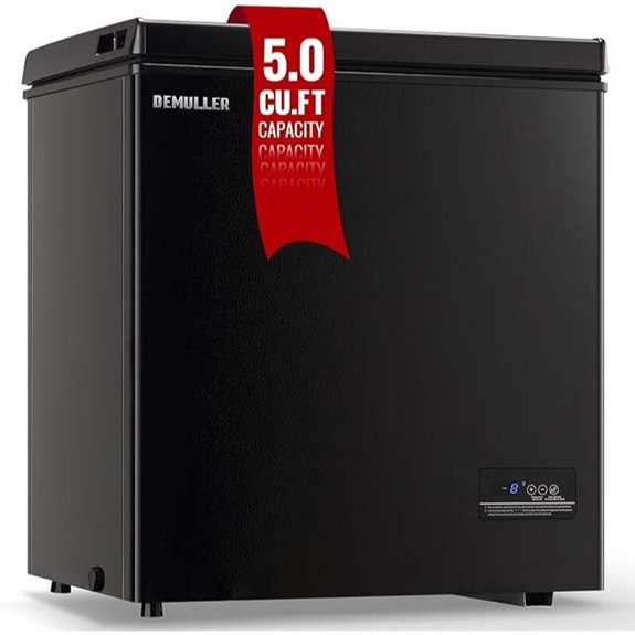 Chest Freezer 5 cu ft with Baskets and Electronic Control