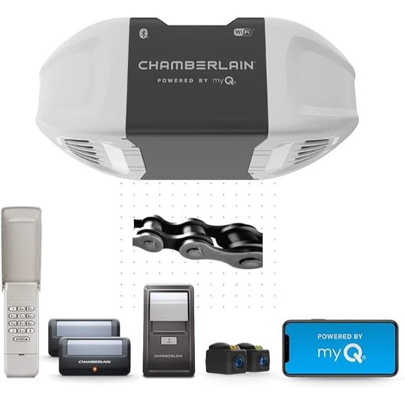 Chamberlain MYQ Smart Garage Door Opener with Dual Lights