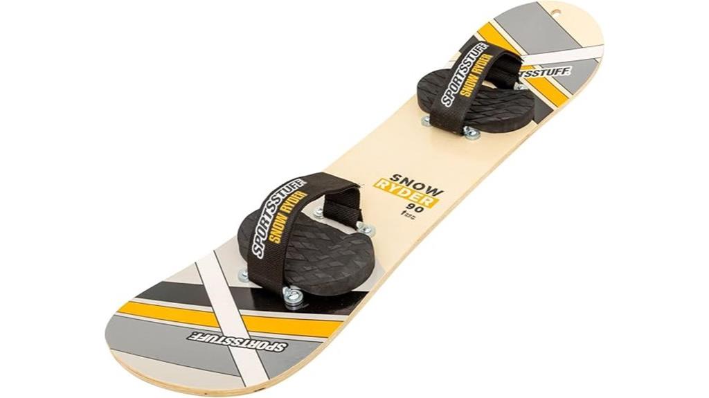 snow ryder hardwood snowboard
