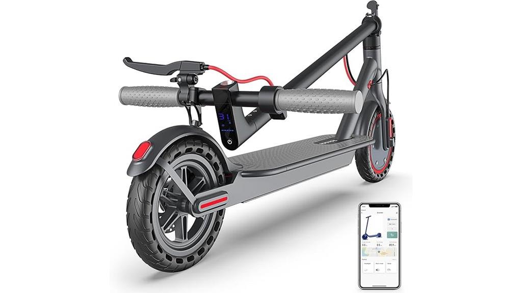solid tire electric scooter