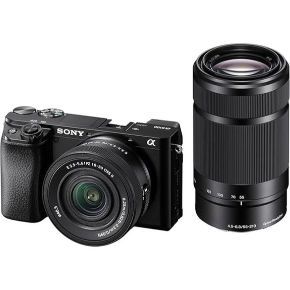 sony a6100 with lenses