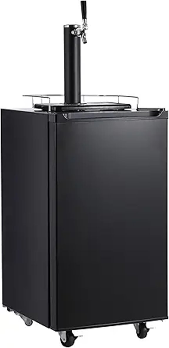 stainless steel beer kegerator