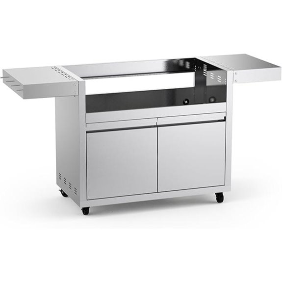 Stainless Steel Grill Cart for Hygrill 5-Burner Gas Grill