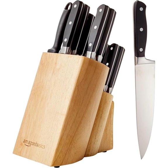 stainless steel knife set