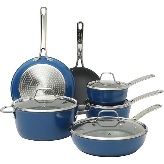 Sur La Table 10-Piece Anodized Nonstick Cookware Set