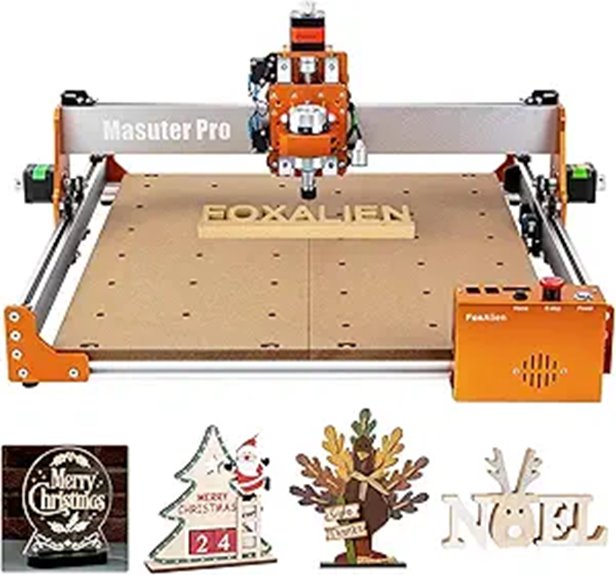FoxAlien Masuter Pro 3-Axis CNC Router Machine