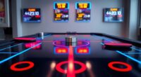 top air hockey tables