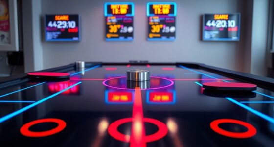 top air hockey tables