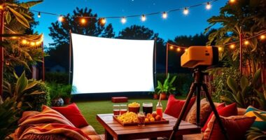 top outdoor movie projectors